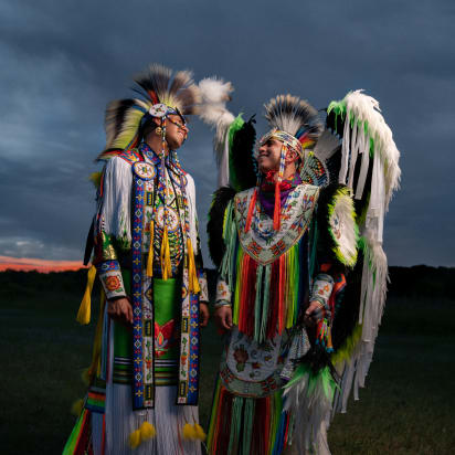 412px x 412px - The Native American couple redefining cultural norms -- in photos - CNN  Style