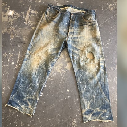 A pair of Levi's jeans from 1880s, found in abandoned mine, sells