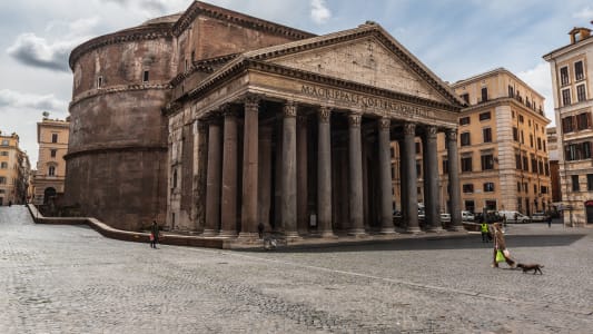 Pantheon. Neighborhood Rione Parine. Neighborhood Rione Regola. Rome. Lazio. Italy. Europe. (Photo By: Pino Pacifico/REDA&CO/Universal Images Group via Getty Images)