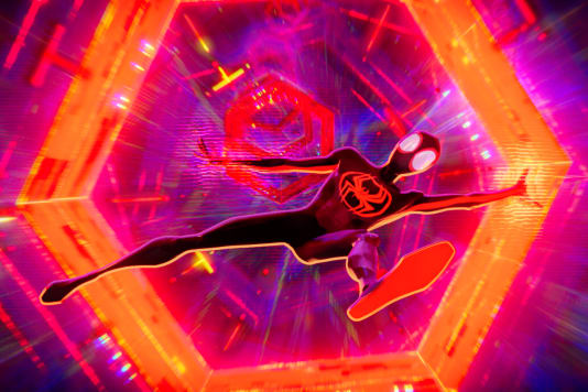 Miles Morales (doppiato da Shameik Moore) nel film del 2023 "Spider-Man: Across the Spider-Verse (Part One)".