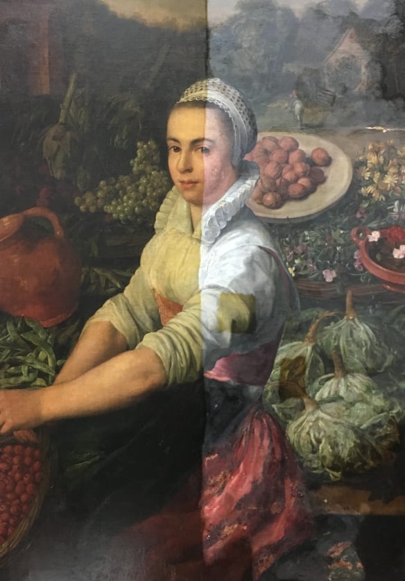 Experts now think "The Vegetable Seller" may be the work of 16th-century Flemish painter Joachim Beuckelaer.