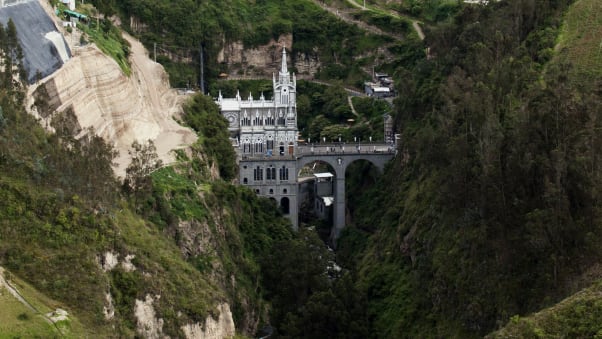 Las Lajas Sanctuary is one of the most popular tourism spots in all of Colombia.