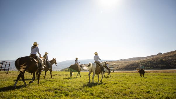 The Lodge at Blue Sky outside of Park City, Utah, is an outdoor enthusiast's dream locale.