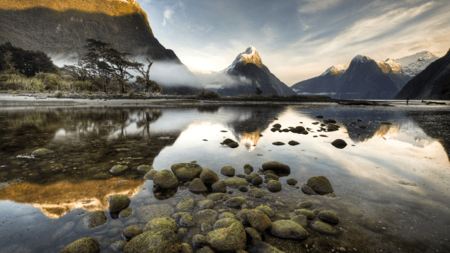 Fiordland National Park in New Zealand