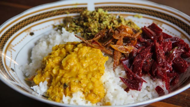 Parippu, or dhal curry, is a staple in any Sri Lankan restaurant or household.