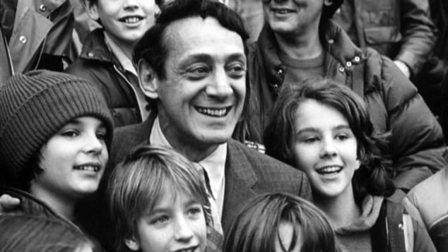 Harvey Milk at his 1978 inauguration.