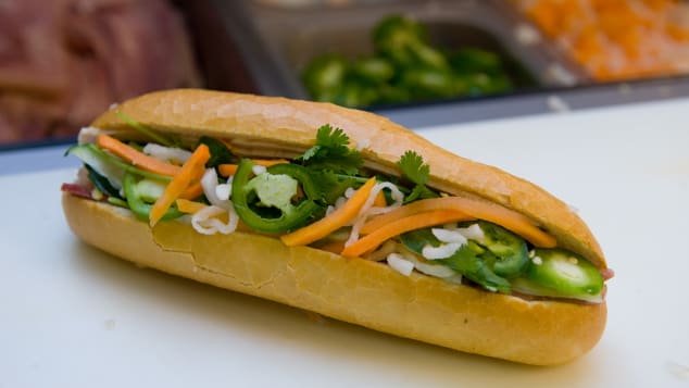 The world-famous banh mi sandwich.