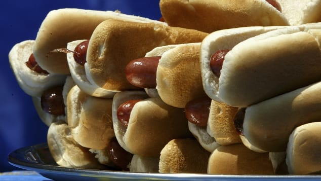 Hot dogs are a staple of American street food -- sold at carts and stands across the country.