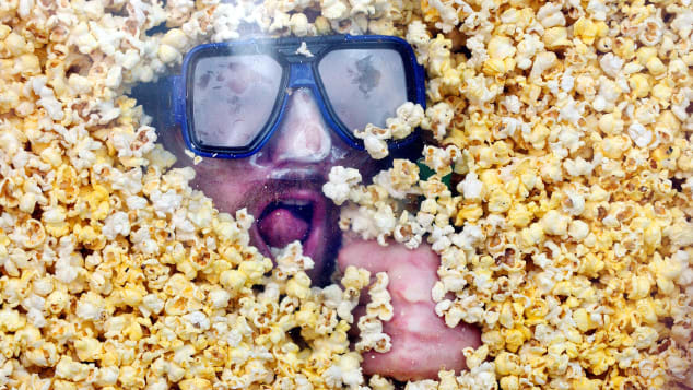 Taking a love of popcorn to a new level.