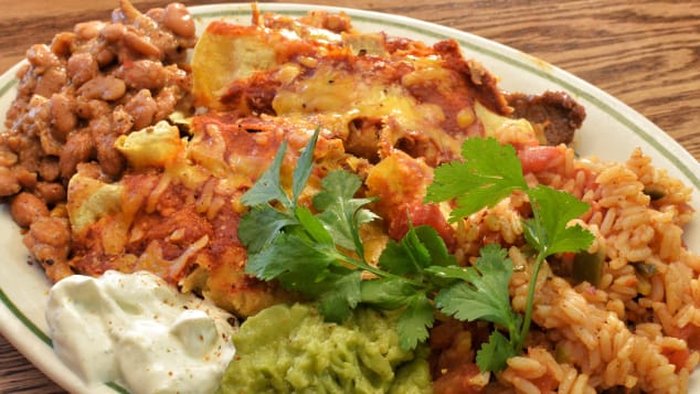 new mexican flat enchiladas