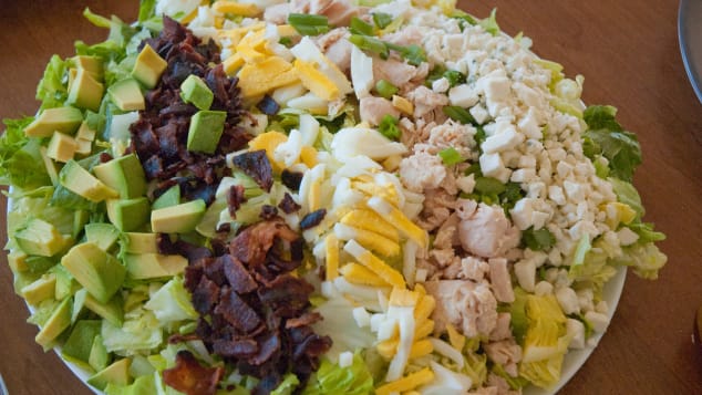 Originally made with leftovers, Cobb salad now one of America's favorite appetizers. 