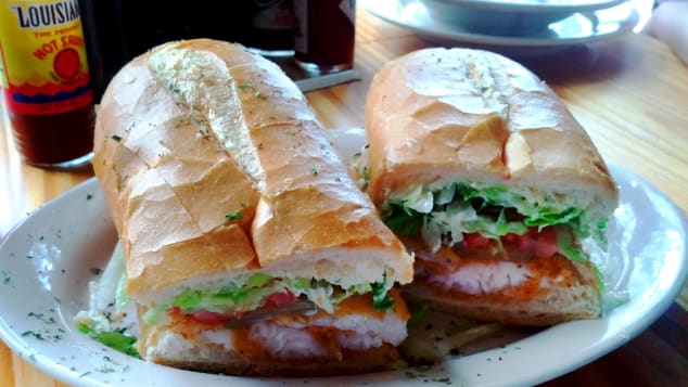 Po'boy -- the ultimate American sandwich.