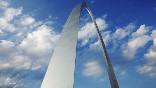 The Gateway Arch is a popular destination in Missouri. You need a timed ticket to visit the Visitor Center, and the tram ride to the top isn't available at this time.