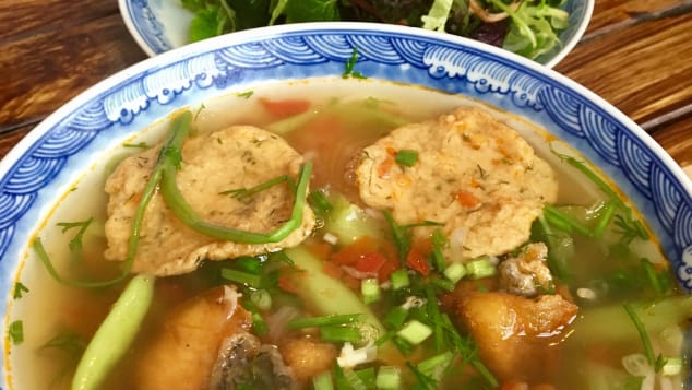 Bun ca is a popular choice for lunch in Hanoi. 