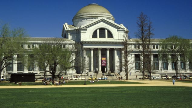The Smithsonian's National Museum of Natural History is on the National Mall.
