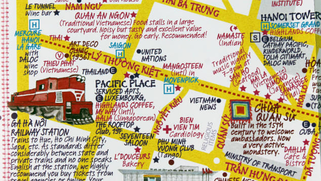 Nancy Chandler's Map of Hanoi