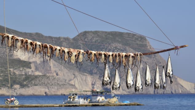 Greece - fresh seafood 