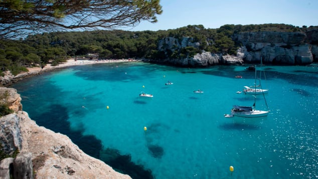 Menorca is a great spot for sunbathing.