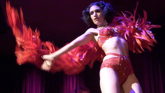 Burlesque artist Anja Pavlova