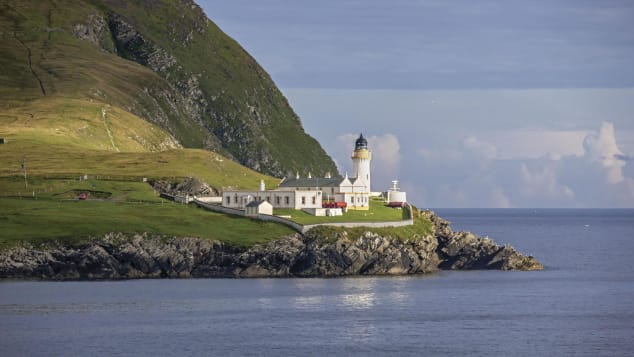 Farol de Bressay, Shetland, Escócia Shutterstock (Marc Andre Le Tourneux)