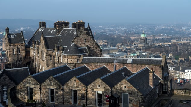 Edinburgh castle RESTRICTED