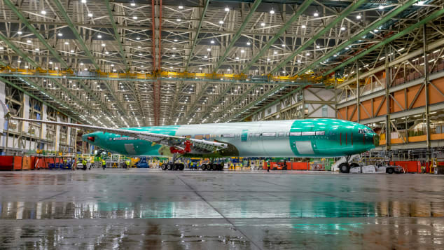 Boeing 777-9  static plane