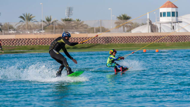 Al Forsan International Sorts Resort: From wake skating to wake boarding. 