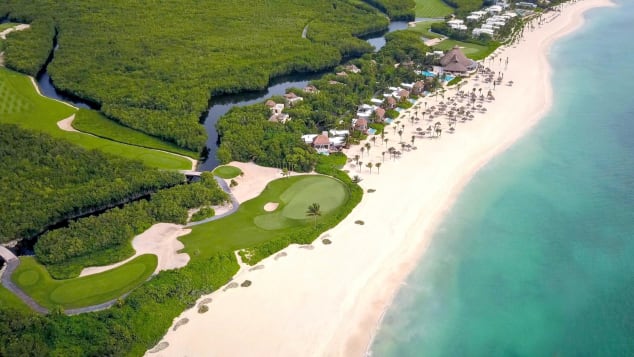 Fairmont Mayakoba has a selection of beachfront casitas in addition to its lagoon-side offerings.