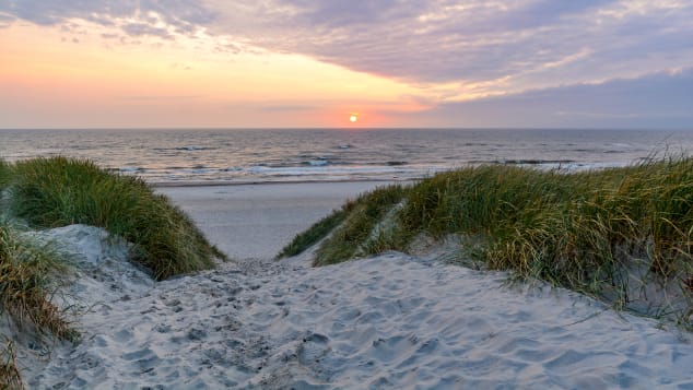 Henne Strand is a sandy haven for vacationing Danes.