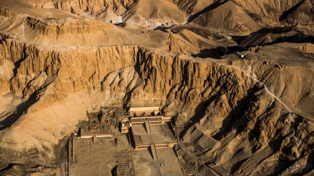 The Temple of Hatshepsut, also known as the Djeser-Djeseru ("Holy of Holies") is located on the West Bank of Luxor.