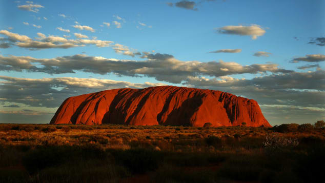 Uluru, located in the interior of the country and once known as Ayers Rock, is a spiritual symbol of Australia.