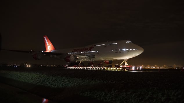 The Boeing 747 began its journey on February 5 and will arrive on February 10.