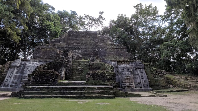 Mayan ruins can be found in northern Belize. Visit Lamanai in the early morning to beat the midday heat and leave your afternoon open to water activities.