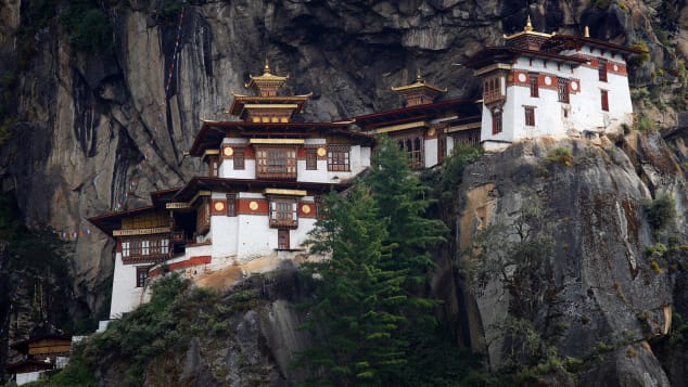 Paro Taktsang -- also known as Tiger's Nest Monastery -- is one of Bhutan's most famous sites. 