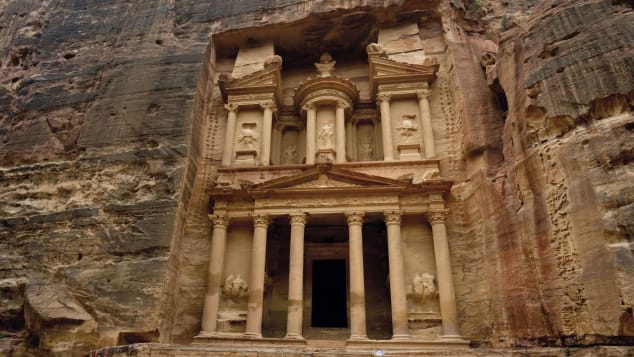 Abandoned-Sacred-Places-The-Treasury-Petra-Jordan