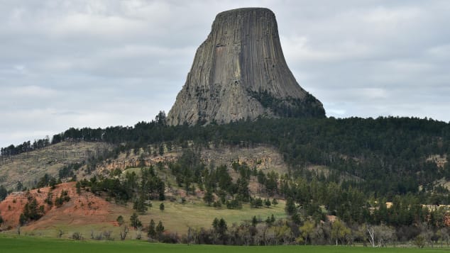 Devils Tower -- the first U.S. national monument. 