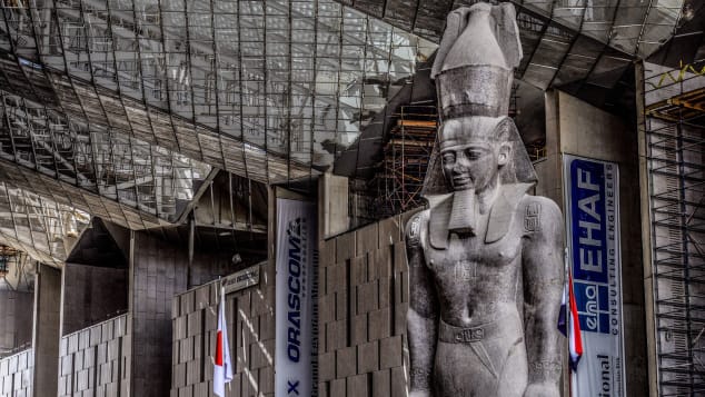 Grand Egyptian Museum work - April 2019