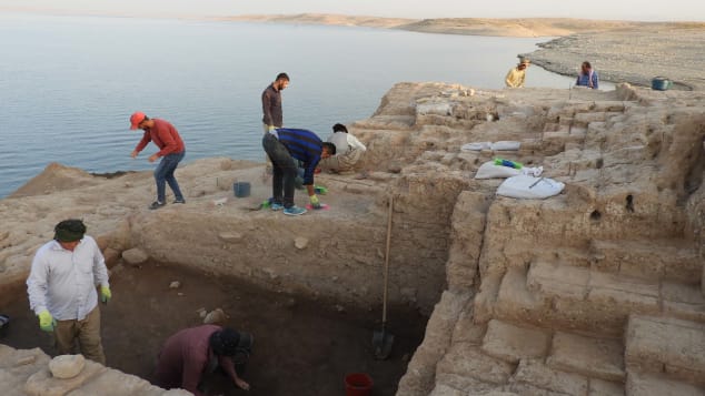 Clay tablets found at the site have been sent to Germany for translation.