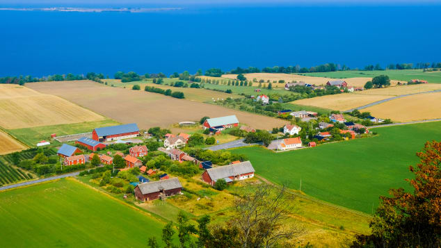 Lake Vattern is the second largest body of water in the country.