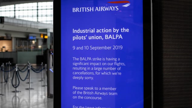 British Airways strike sees fares rise by up to 2,200%