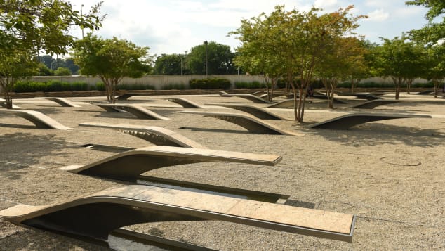 The Pentagon Memorial features 184 empty benches dedicated to the victims of the September 11 attack there. 