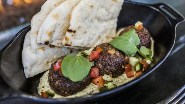 Like many of Disney's food offerings, some of the vegan dishes are themed to match their location. This hummus dish served at Star Wars: Galaxy's Edge is called a "Felucian Garden Spread," a reference to a planet covered in overgrown plants in the Star Wars universe.  