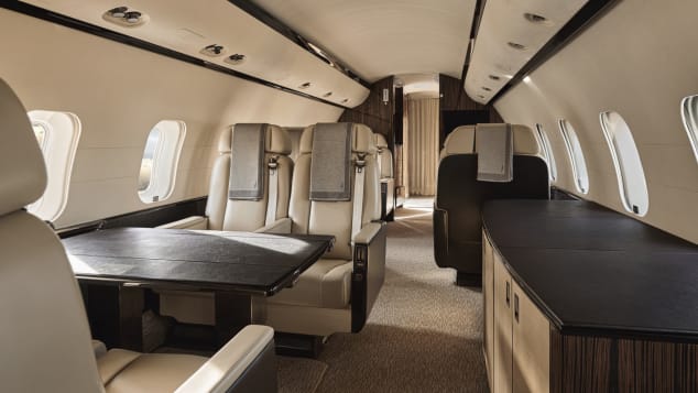 Travel on Aman's Bombardier Global 5000 includes an Aman Jet Concierge to plan each detail of the traveler's tailored experience. 