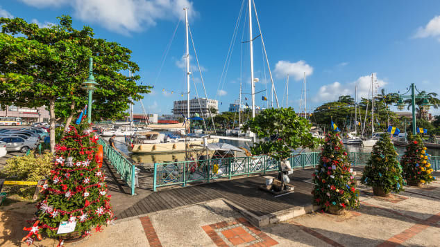 Do Christmas island-style in sun-kissed Barbados.