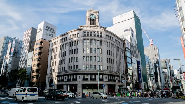 Ginza - Seiko Building by Joshua Mellin jdmellin@gmail.com @joshuamellin