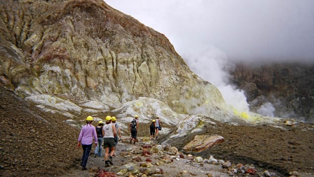 New Zealand volcano tourism
