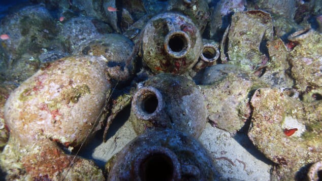 kefalonia shipwreck amphorae rome