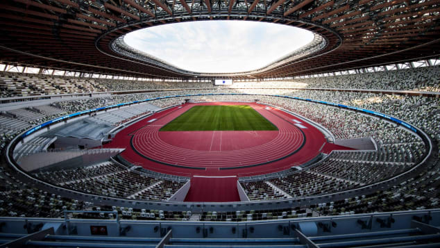 The new National Stadium will host the Tokyo 2020 Olympic Games.