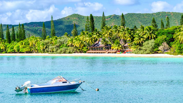  This remote French overseas territory is home to streaky pink sunsets and stretches of white sand beach. Shutterstock