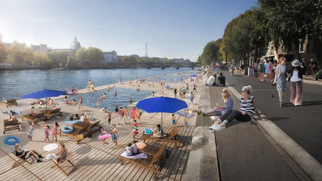 The Seine is set to undergo a huge cleanup operation.